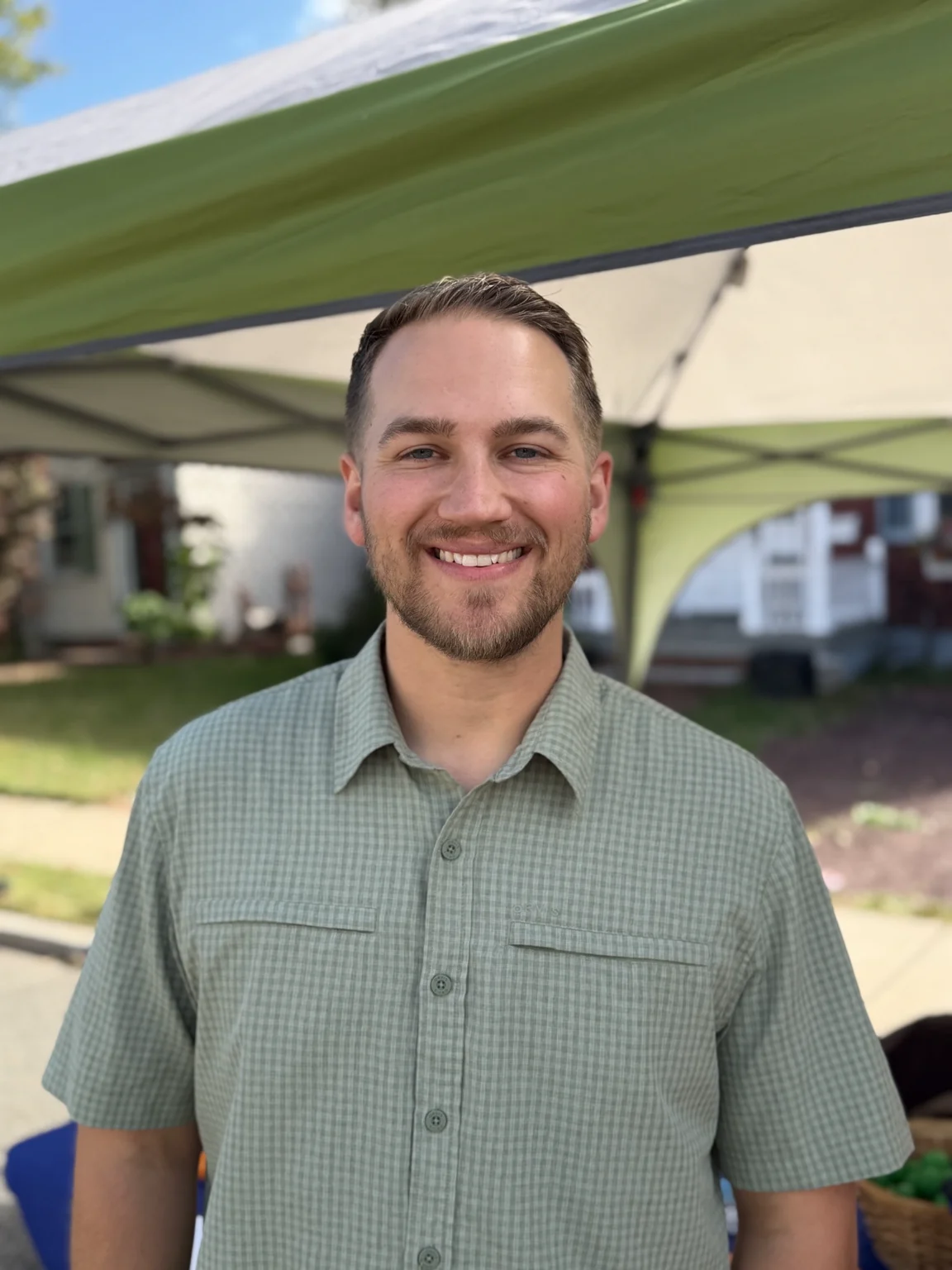 George Bulger at a Home Stretch community event