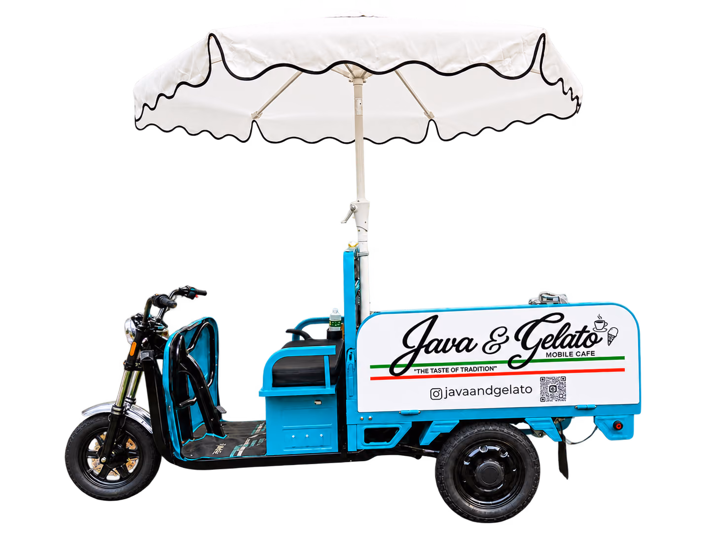 Java & Gelato pop-up trike