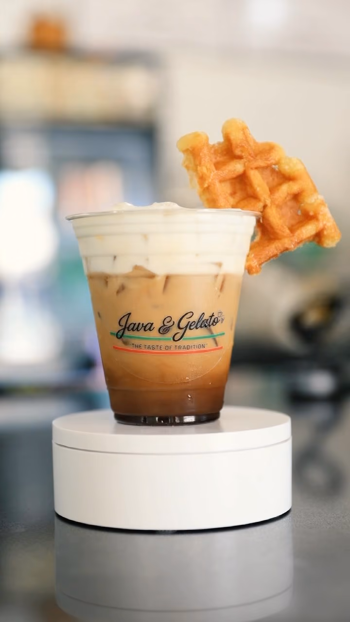 Java & Gelato iced drink